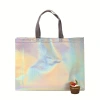 Ready-made wholesale non-woven fabric eco-friendly shopping handbags with logo printing, high-end promotional advertisements for clothing stores Item Picture